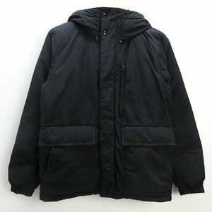 D■ビームス/BEAMS フーディ ダウンジャケット JKT【S】黒/MENS/31【中古】■