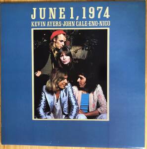Kevin Ayers,John Cale,Eno,Nico/June 1,1974 LP レコード ILPS9291 ブライアン・イーノ Brian Robert Wyatt Mike Oldfield