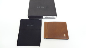 50％OFF　サンプルB品　ORCIANI（オルチアーニ）　SU0043　OCRA　　マネークリップ（カードケース）