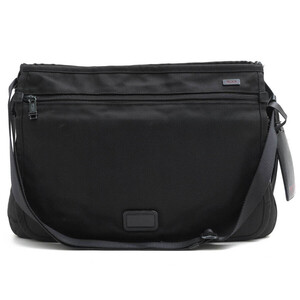 TUMI トゥミ ショルダーバッグ 22177DH Alpha Slim Messenger Bag バリスティックナイロン ナパレザー 牛革 A4サイズ収納可 メッセンジャ