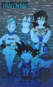 ★ドラゴンボール　DRAGON BALL　鳥山明　ホログラム　傷・擦れ有★テレカ５０度数未使用qn_49