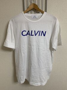 ［CALVIN KLEIN］カルバンクライン　半袖t シャツ 白　L Y1305