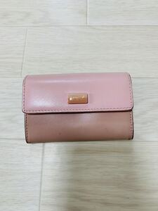 財布 ミニ財布　ウォレット アニエスベー agnes b. ピンク　小銭入れ　カード