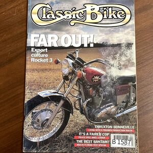 B1587　1992 年　「Classic Bike」クラシックバイク 英国 旧車 雑誌　ヴィンテージバイク　英国車 　　ビンテージ　自動車