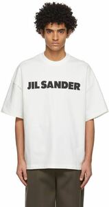 送料込 未使用ジルサンダー JILSANDER 定番ロゴT (L)WHITE ユニセックス