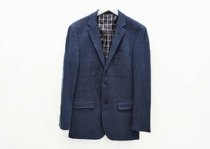 ◇美品【BURBERRY BLACK LABEL バーバリー ブラックレーベル】テーラードジャケット ネイビー S