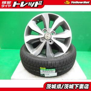 デイズ デイズルークス ek 中古純正ホイール 15インチ 新品サマータイヤSET ダンロップ EC204 165/55R15 4本 組込発送 送料無料 下妻