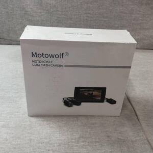 未開封品　Motowolf M3 オートバイ専用 WiFi GPS搭載 ドライブレコーダー 1080P 前後2カメラ 