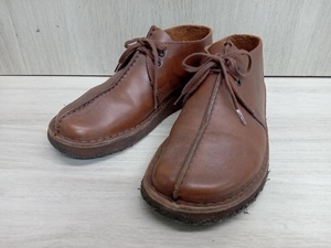 Clarks クラークス ワラビーブーツ レザー 革製 サイズUS7.5 ブラウン 茶系