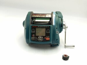 (管98565)ミヤマエ ミヤエポック コマンド CX-4 DC24V 電動リール 右ハンドル X4 CX4 動作OK ハンドルノブなし