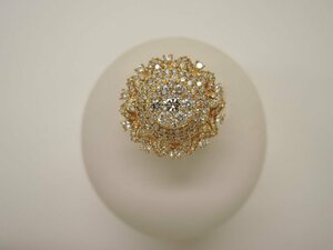 【新品磨き済】 K18 ゴールド ダイヤ1.40ct 指輪 リング サイズ13号 ジュエリー アクセサリー レディース Diamond NBJ