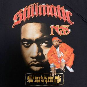 Nas stillmatic 20th tee 20周年 Tシャツ USA製 オーバーシルエット オーバーサイズ バンドT ヒップホップTシャツ ユニクロ ラップT