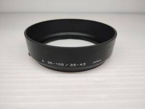 MINOLTA　A 35-105/3.5-4.5 レンズフード　プラスチック製　ミノルタ　カメラ