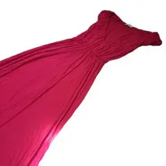 【未使用】ドレス　フューシャピンク　ロングドレス