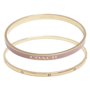 【新品 未使用】コーチ COACH バングルセット ブレスレット 469938GLD650 レディース アクセサリー ピンク