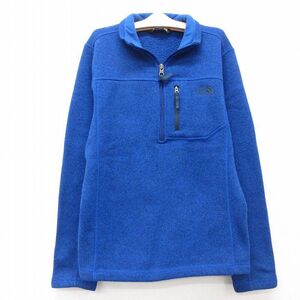 古着 ノースフェイス 長袖 ハーフジップ フリース ジャケット キッズ ボーイズ 子供服 ワンポイントロゴ ベターセーター 赤 レッド spe 24n