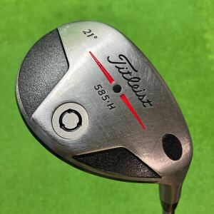 AU-057 Titleist タイトリスト 585H ユーティリティ 21° スチールシャフト DynamicGold フレックスS300 全国送料無料