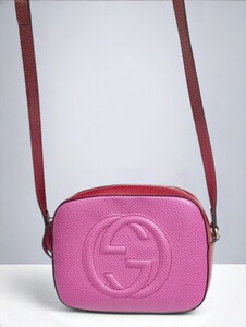 ☆美品☆GUCCI グッチ ソーホーディスコレザーショルダーバッグ ミニショルダー 431567 520981/1円