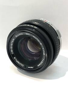 【F1233AY】美品 オリンパス OLYMPUS OM-SYSTEM ZUIKO MC AUTO-S 50mm 1:1.8 F1.8