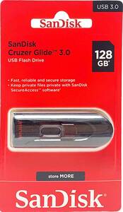 SanDisk USBメモリー128GB Cruzer Glide サンディスク USB3.0＆2.0両対応フラッシュメモリ SDCZ600-128G-G35 スタイリッシュなデザイン