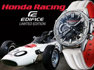 公式F1ホンダHONDAレーシング限定Wネーム 歴史的名機RA271【幻の入手不可能モデル】新品1円カシオEDIFICEスマホ連動 ソーラー クロノグラフ