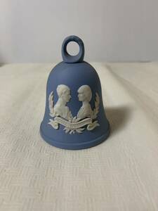 Wedgwood ROYAL WEDDING ウェッジウッド ロイヤル ウェディング ハンドベルのみ/ブルー/置物/工芸品/USED/変色汚れ等