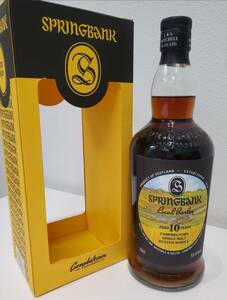 【未開栓 品薄】SPRINGBANK ローカルバーレイ ウイスキー 10年 55.6% 2010-2020 700ml 箱付き スプリングバンク スコッチ 保管状態〇