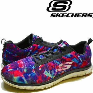 1点物◆スケッチャーズSKECHERS柄物スニーカーUSA古着メンズレディースOK90sストリート/スポーツMix派手ランニングシューズ靴レトロ993432