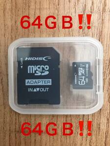 ★送料無料！匿名配送！microSDカード 64GB