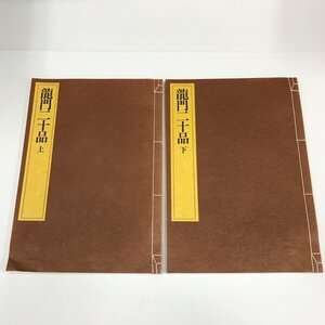 NA/L/龍門二十品 上・下 一碑一帖 中國碑法帖精華 第8巻・9巻/東京書籍/昭和59年 初版/和綴じ 大型本/造像記 六朝楷書/傷みあり