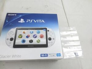 【同梱可】中古品 ゲーム PS Vita 本体 PCH-2000 グレイシャーホワイト 動作品 メモリーカード 8GB 箱あり