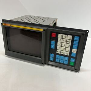 ジャンク品　中古　FANUC　ファナック　A02B-0083-C101　モニタ　キーボード　部品取り　電子部品