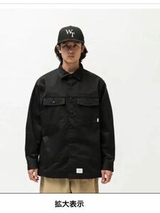 wtaps 22ss BUDS / LS / COTTON. TWILL 黒S