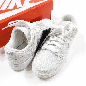 NIKE ナイキ DUNK LOW whtie Paisley DJ9955-100 ダンク ホワイトペイズリー Size 23.5cm #26060 レディース カジュアル