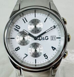 Ψ DOLCE & GABBANA　ドルチェアンドガッバーナ 　D&G　TIME クオーツ メンズ腕時計/284046/121-45