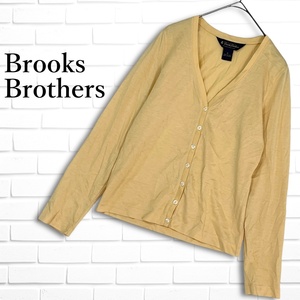 ◆送料無料◆ Brooks Brothers ブルックスブラザーズ 軽め快適♪ 長袖 コットン カーディガン レディース M 0974I