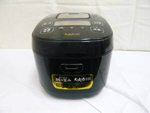 (M42658)アイリスオーヤマ 蓄熱厚釜・銅の旨み 大火力IH JRC-IB50-BK IH炊飯器・ジャンク品・通電のみ確認