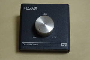 FOSTEX PC100USB-HR2 　ボリュームコントローラー 中古品 ~ハイレゾ音質を手軽に手元でコントロール~