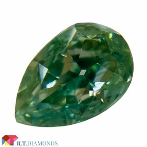 FANCY VIVID GREEN 0.497ct PS/RT0188/CGL