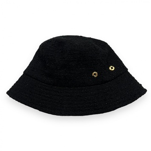 日本製 CA4LA カシラ TWEED HAT 2 ツイード ハット SHK01012 バケットハット 帽子 キャップ レディース 服飾小物 ブラック 黒