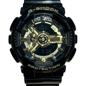 CASIO (カシオ) G-SHOCK Gショック BABY-G ベビーG デジアナ腕時計 メンズ GA-110GB BA-110X ブラック ゴールド レディース/049