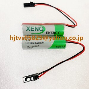 新品 XENO XL-060F 3.6V バッテリー 交換用 リチウムイオン電池 AA ER14505 3.6V 2400mAh バッテリー 非充電式バッテリー 黒プラグ