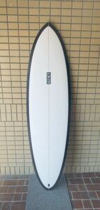 新入荷！新品！未使用！2024 AGENCY SURFBOARDS CMOS TWIN PIN PU 6’10” 42.45L FCS2 クリアx ブラック