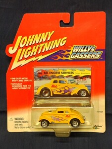 ジョニーライトニング 1/64 33年型 ウィリス クーペ ベル エンジン サービス JOHNNY LIGHTNING Willys Coupe Bel Engine Services 傷み有り