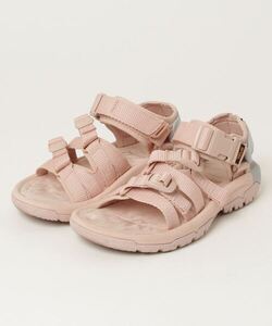 「Teva」 フラットサンダル 22.0cm ピンク レディース