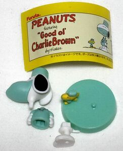 フルタ チョコエッグ　ピーナッツ　(6)　未組立　スヌーピー　ウッドストック　Furuta CHOCO EGG PEANUTS Snoopy