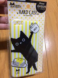 iPhone6 6s用ケース 猫 ネコ ねこ柄 ハードタイプ ハードケース 新品未開封品①