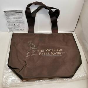 非売品◆ピーターラビット トートバッグ MUFG 三菱UFJ信託銀行 販促品 ジッパー付き◆Peter Rabbit Tote Bag