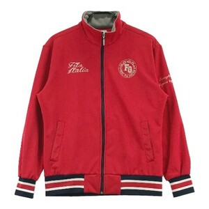 FILA GOLF フィラゴルフ 裏起毛ジップジャケット レッド系 L [240001741250] ゴルフウェア メンズ