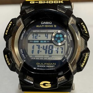 ＣＡＳＩＯ Ｇ－ＳＨＯＣＫ ガルフマン イルカクジラ 動作品 カシオ ２００９年 ソーラー電波 ＧＷ－９１０２Ｋ 箱付 時計/247